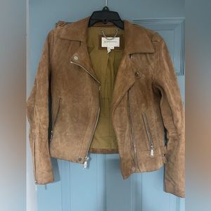 BCBGeneration Suede leather jacket